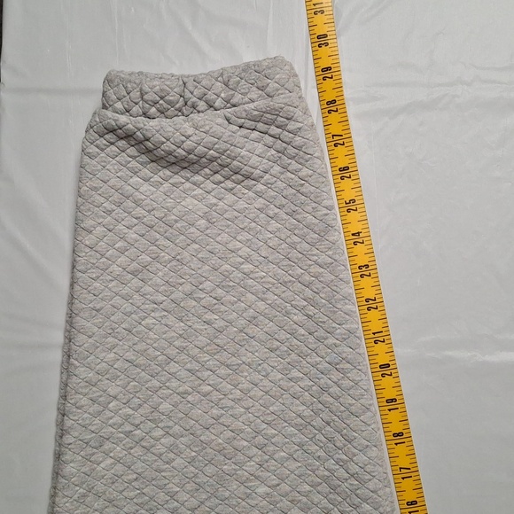 Muk Luks Quilted French Terry Jogger w/Crew Lounge Set XL Heather Grey NWOT - Picture 13 of 14